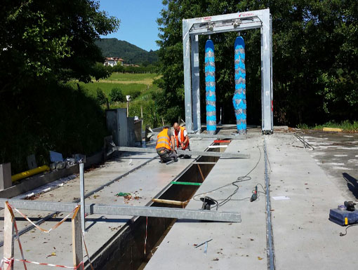 Albañilería Landetxa acometió una obra civil para la construcción de un tunel de lavado de coches en un polígono industrial de Gipuzkoa 	